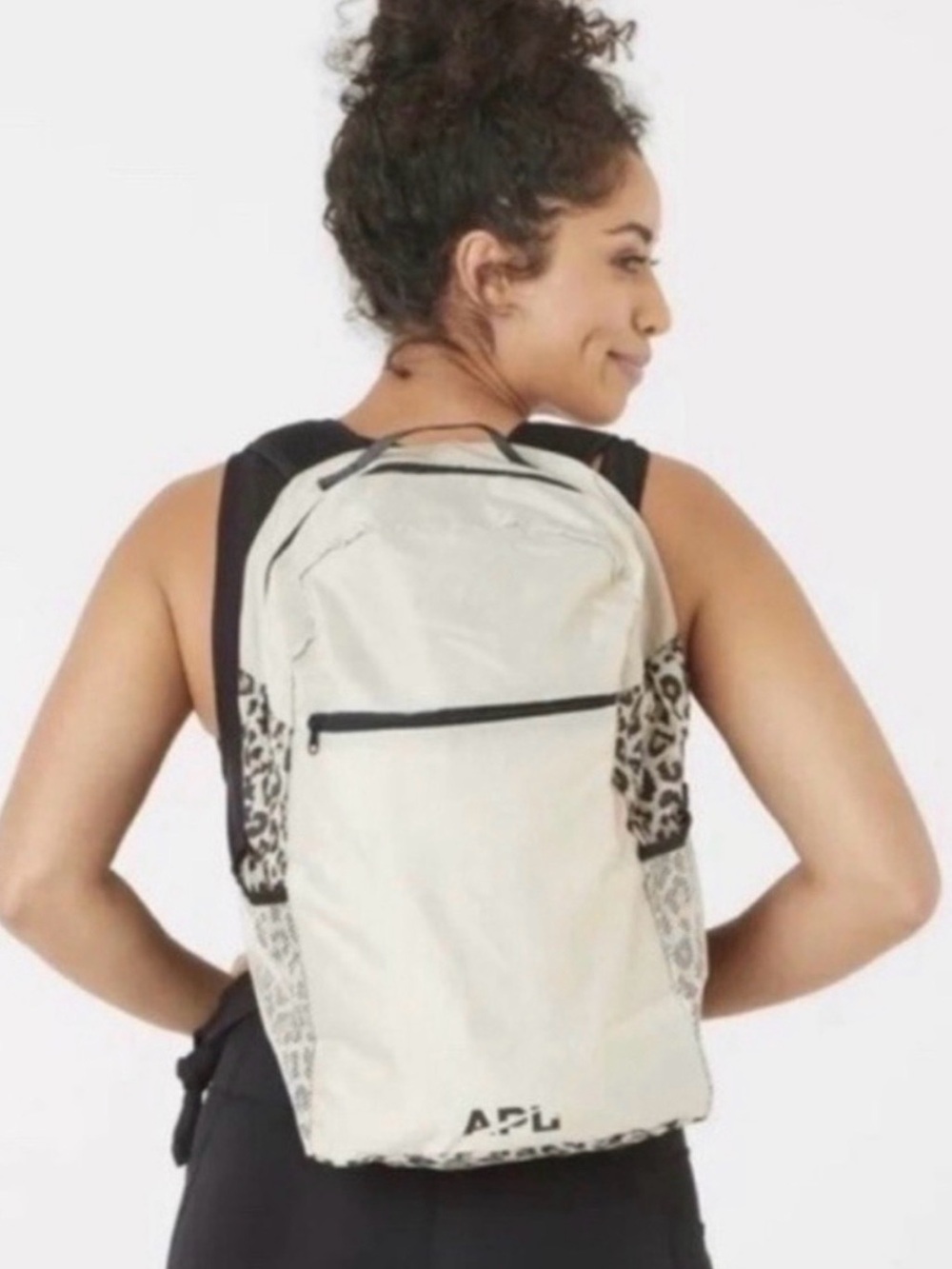 APL Women's Cream Leopard Backpack